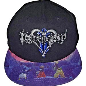 Kingdom Hearts II Disney Era 9Fifty Black Cap Sora Donald Goofy Exellent Cond